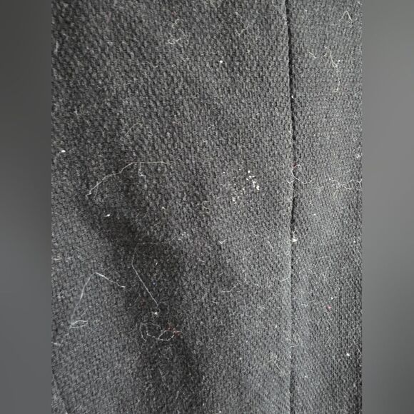 Calvin Klein Wool Blend Detachable Fur Hood Zip Coat Parka Black Gold Sz XL - Picture 8 of 16